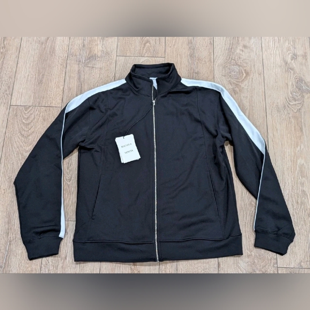 $2250 Mens Bottega Veneta Wardrobe 04 Stretch Track Jacket Inkwell Medium